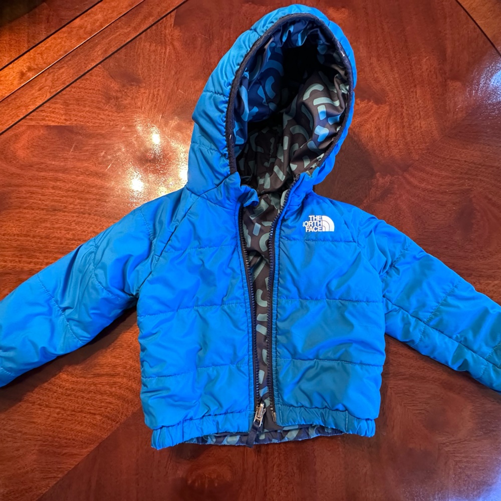 The North Face size 2T reversible jacket